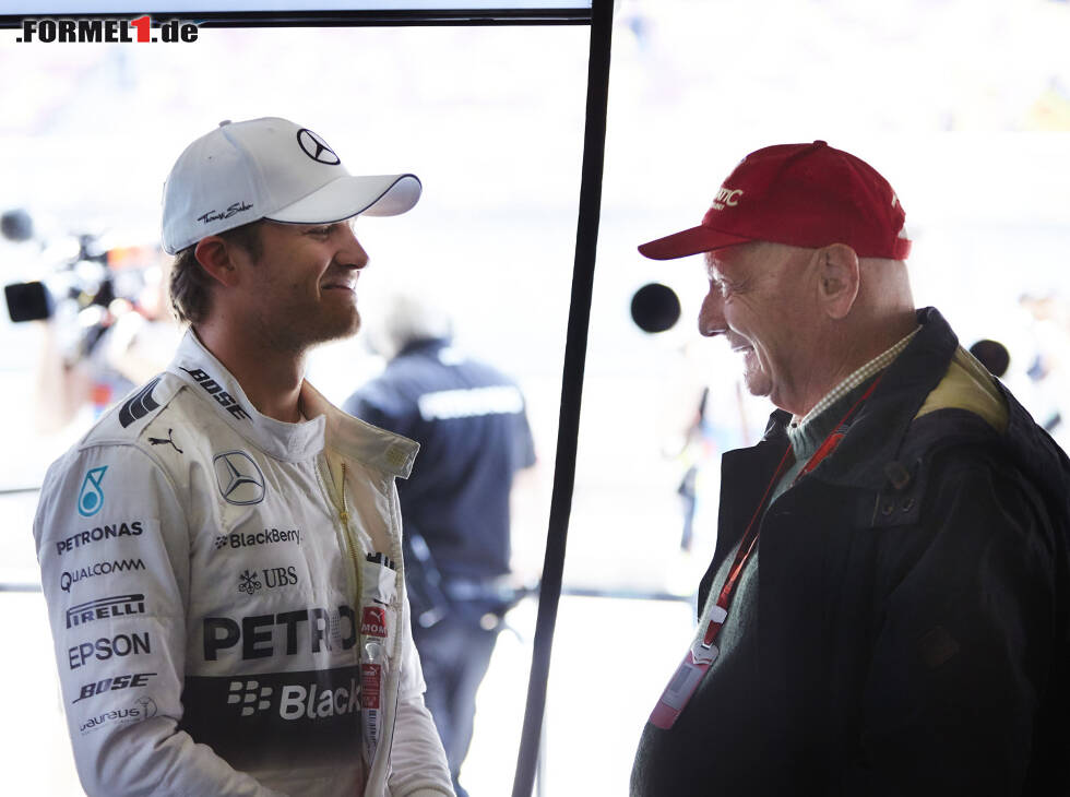 Foto zur News: Nico Rosberg, Niki Lauda