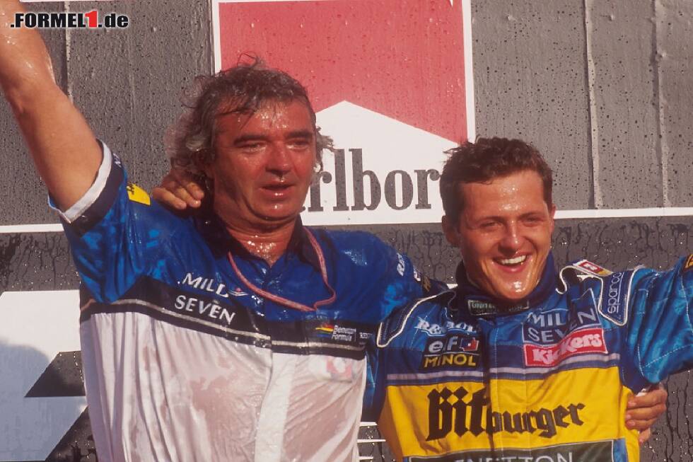 Foto zur News: Flavio Briatore, Michael Schumacher