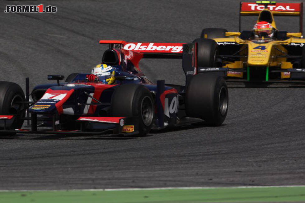 Foto zur News: GP2: Marcus Ericsson und Felipe Nasr in Barcelona