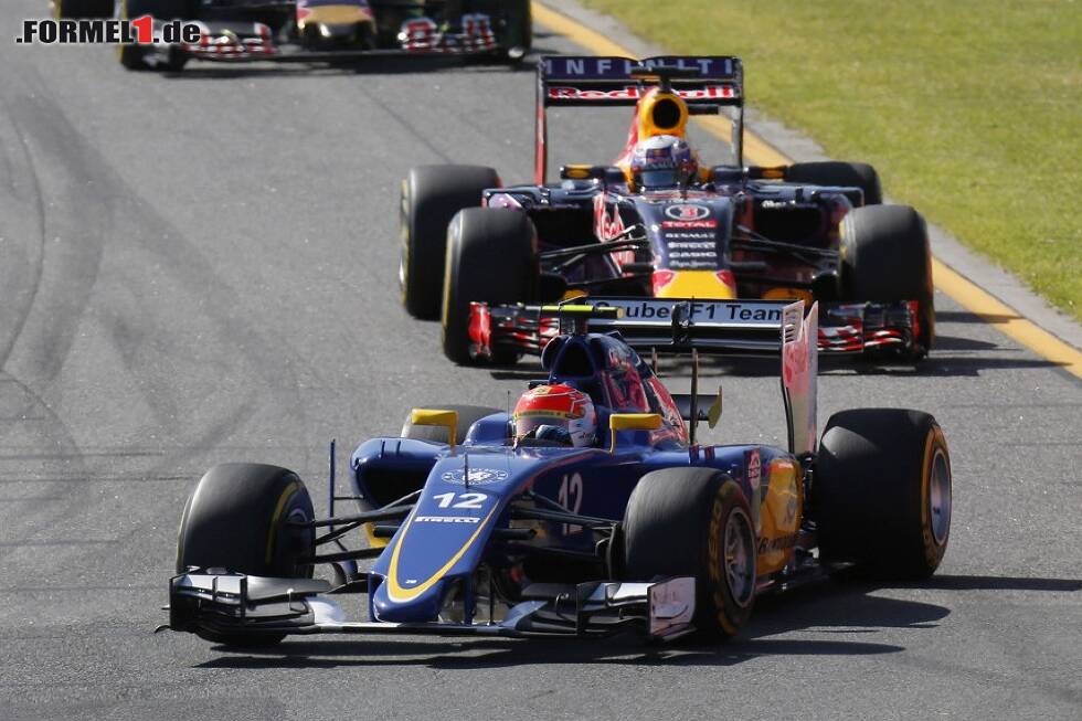 Foto zur News: Felipe Nasr, Daniel Ricciardo, Carlos Sainz