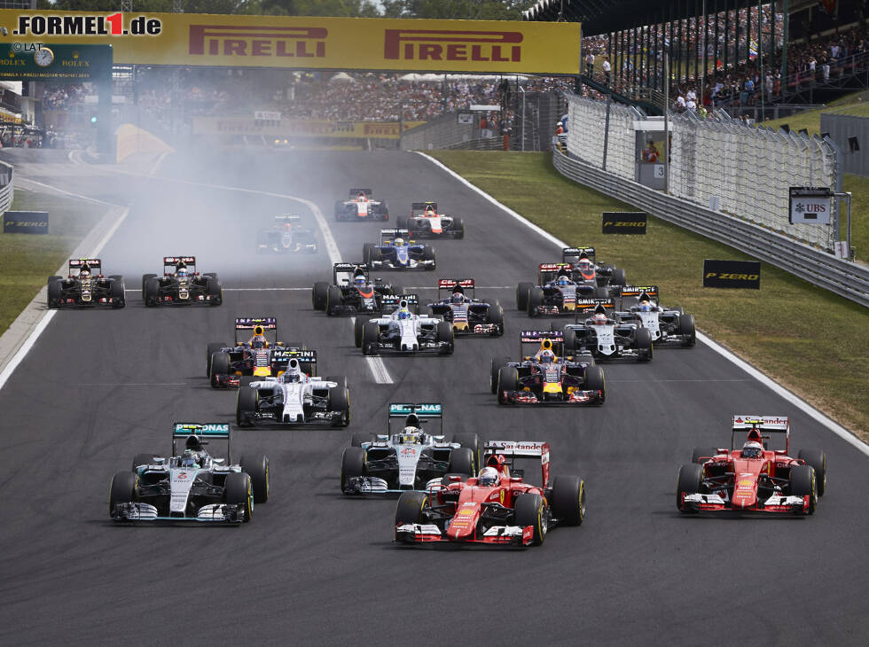 Foto zur News: Start zum Grand Prix von Ungarn 2015