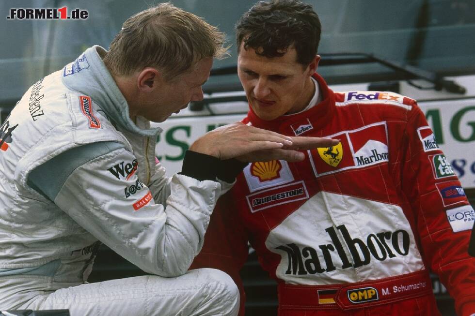 Foto zur News: Michael Schumacher, Mika Häkkinen