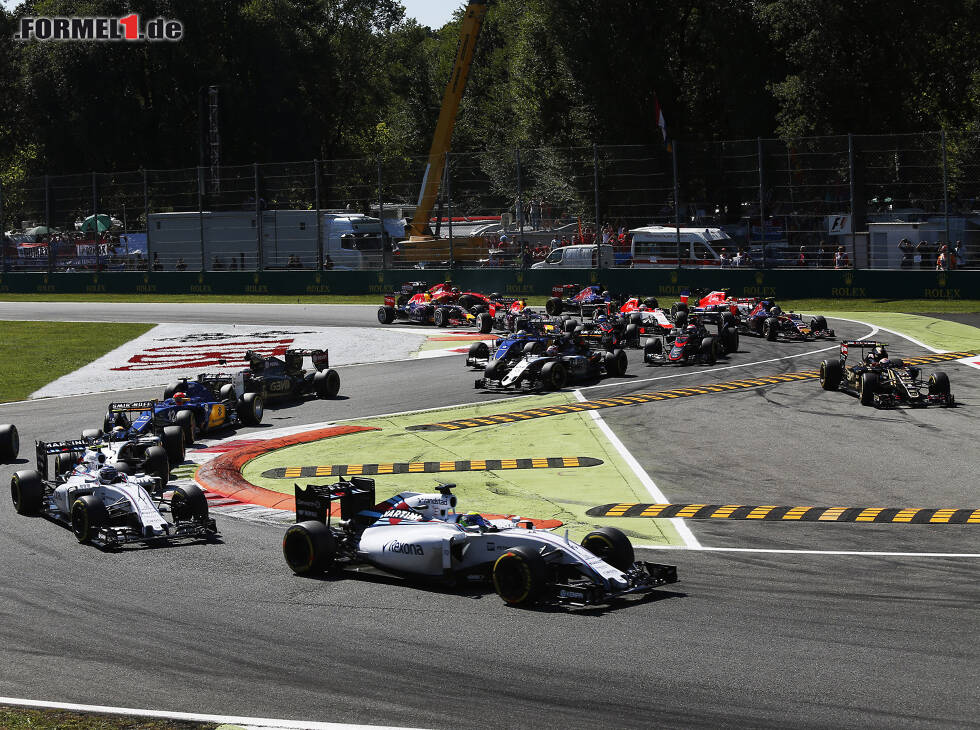 Foto zur News: Felipe Massa, Valtteri Bottas, Nico Rosberg, Felipe Nasr, Romain Grosjean