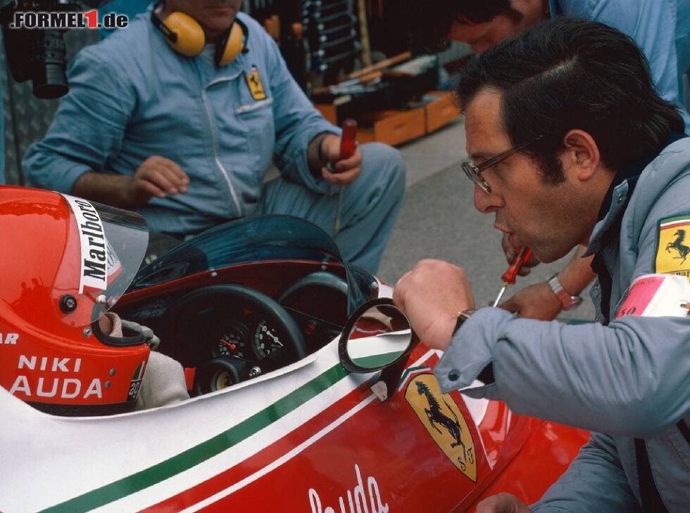 Foto zur News: Niki Lauda, Mauro Forghieri