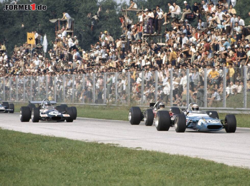 Foto zur News: Jackie Stewart, Jochen Rindt, Piers Courage