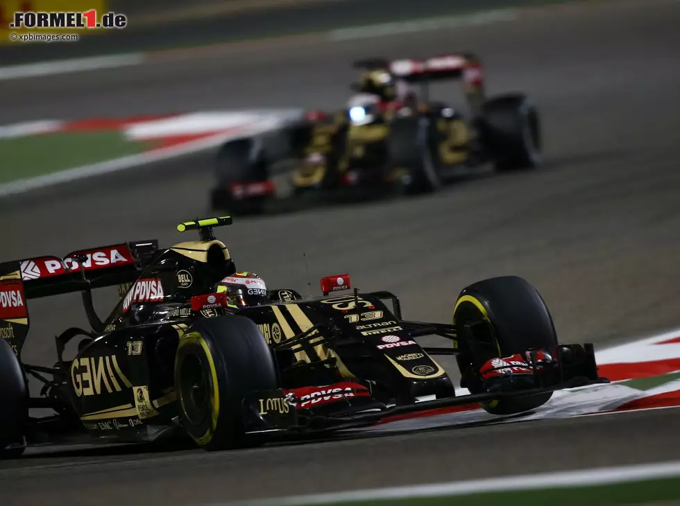 Foto zur News: Pastor Maldonado, Romain Grosjean