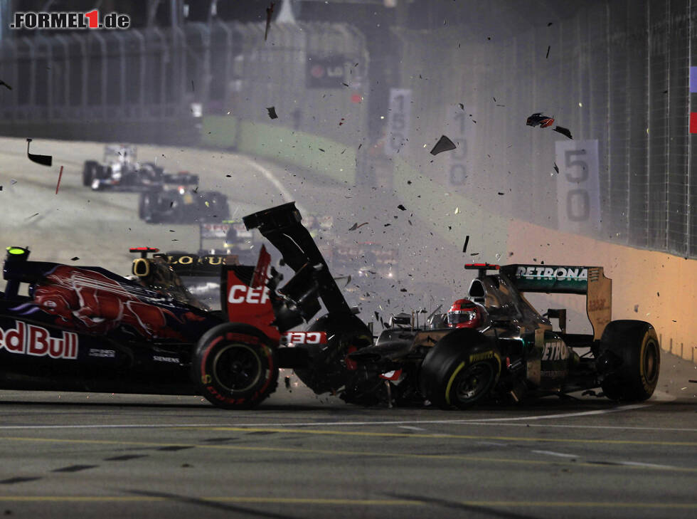 Foto zur News: Michael Schumacher, Jean-Eric Vergne