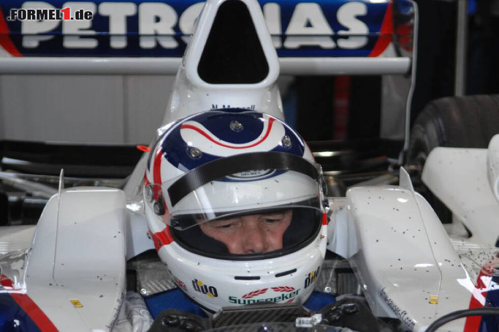 Foto zur News: Nigel Mansell im BMW-Sauber F1.06