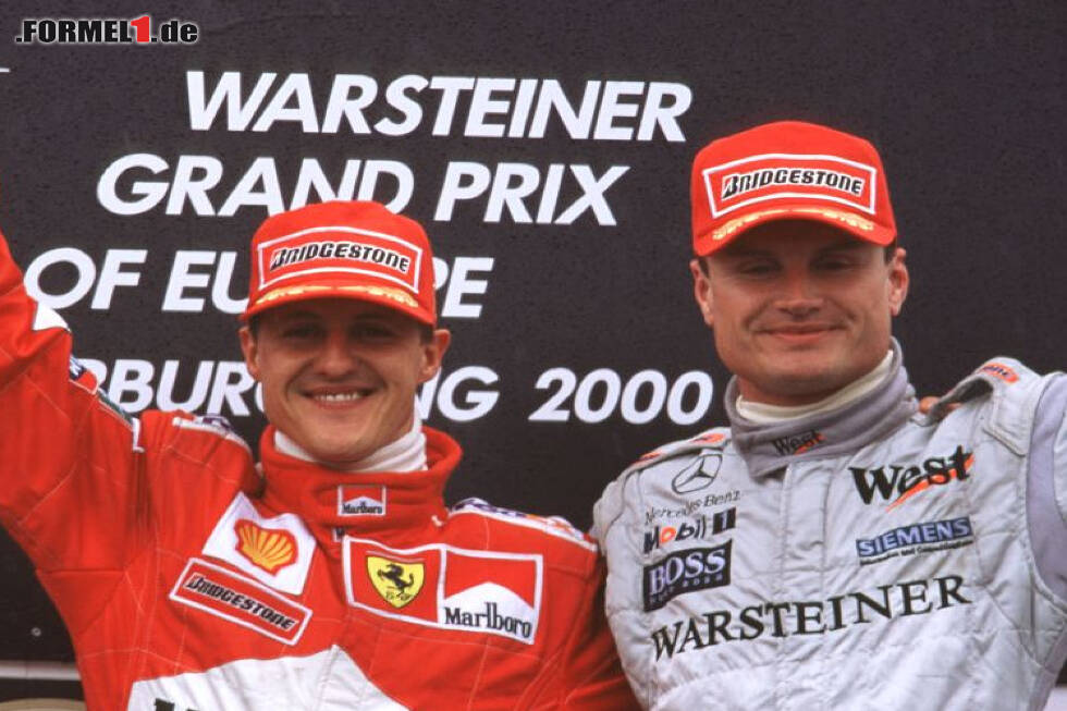 Foto zur News: Michael Schumacher und David Coulthard