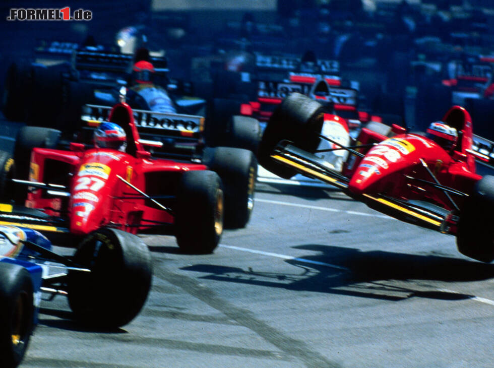 Foto zur News: Gerhard Berger, Jean Alesi, David Coulthard