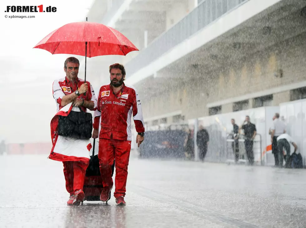 Foto zur News: Maurizio Arrivabene, Regen