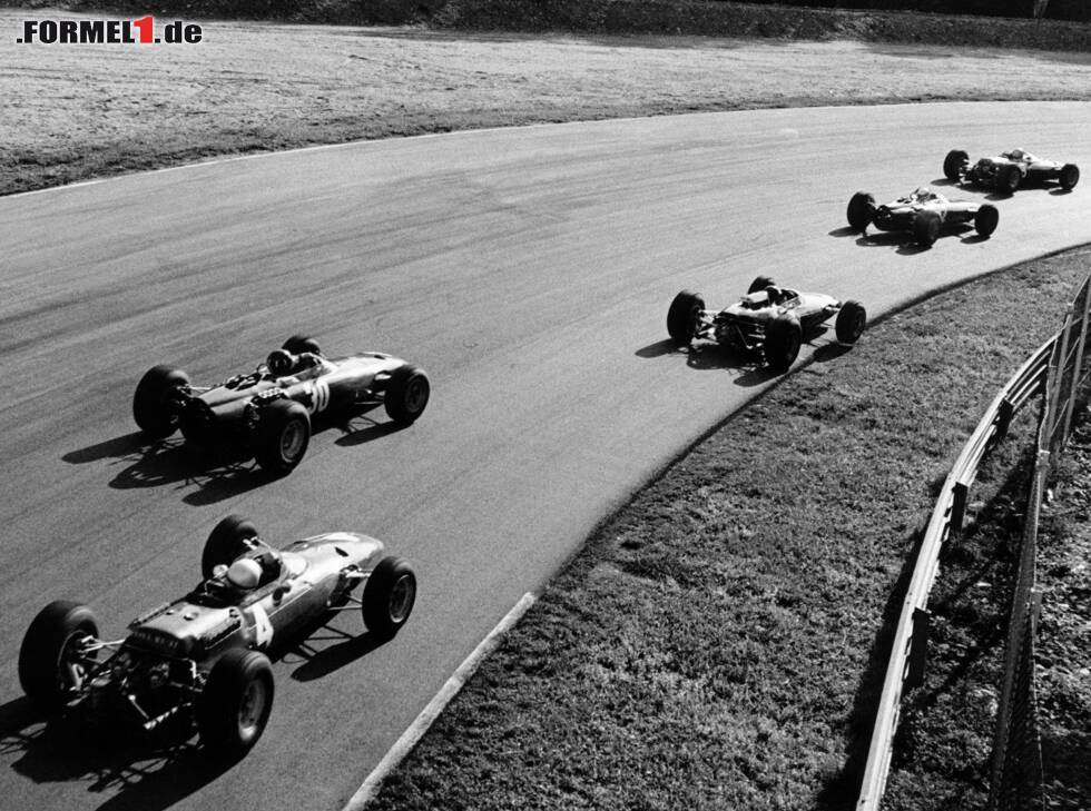 Foto zur News: Jackie Stewart, Jim Clark, Drift, Slide