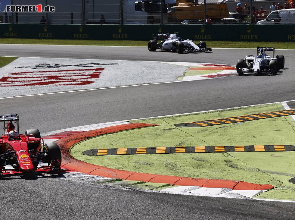 Foto zur News: Sebastian Vettel, Felipe Massa, Valtteri Bottas