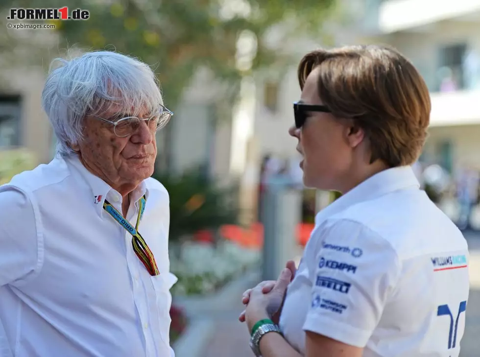 Bernie Ecclestone, Claire Williams Foto zur News: Bernie Ecclestone, Claire Williams
