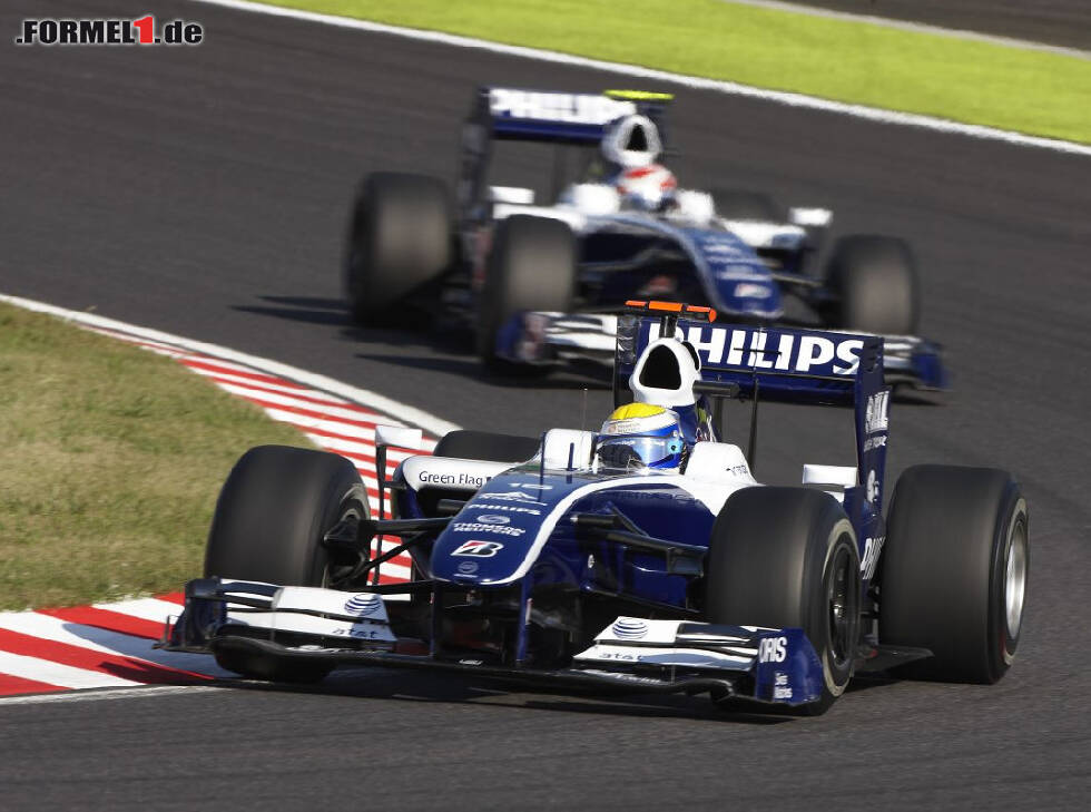 Foto zur News: Nico Rosberg und Kazuki Nakajima in Suzuka 2009