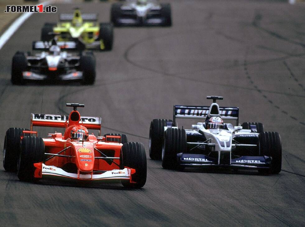 Foto zur News: Michael Schumacher, Juan Pablo Montoya