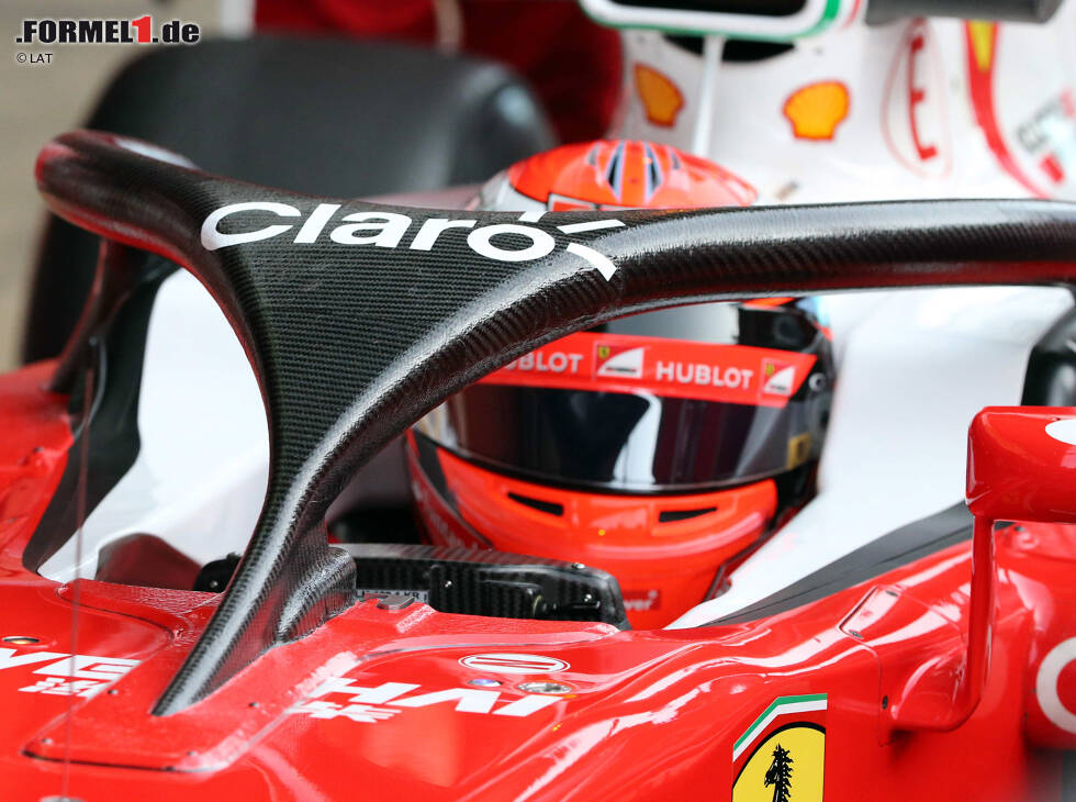 Foto zur News: Halo-Cockpitschutz am Ferrari von Kimi Räikkönen
