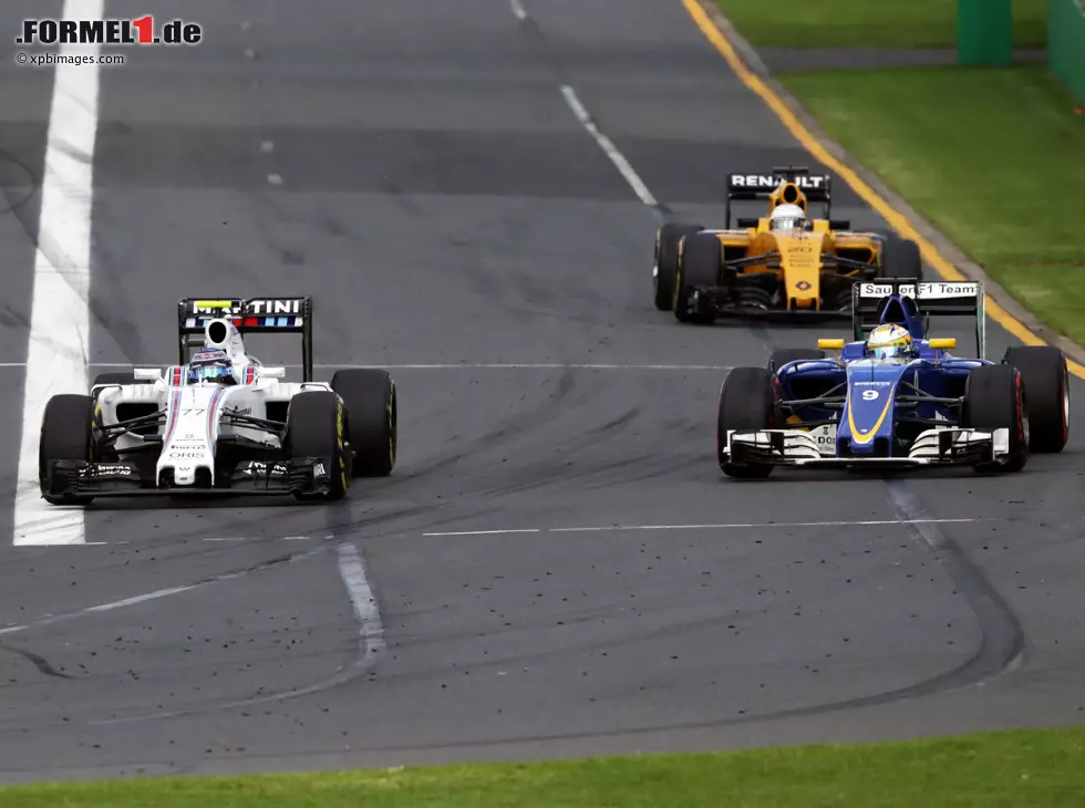 Foto zur News: Valtteri Bottas, Marcus Ericsson