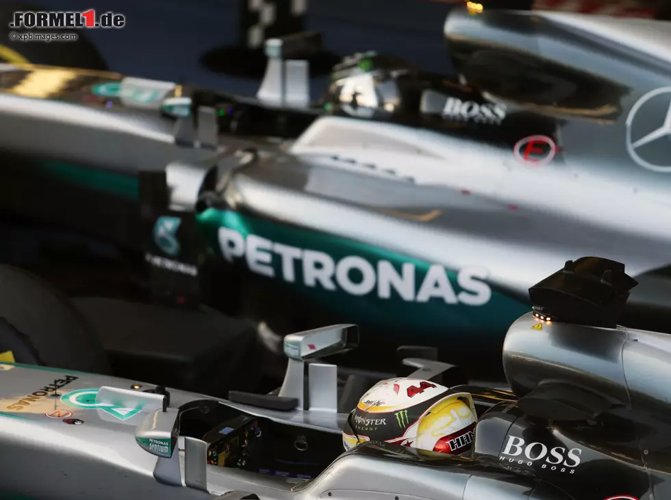 Lewis Hamilton, Nico Rosberg Foto zur News: Lewis Hamilton, Nico Rosberg