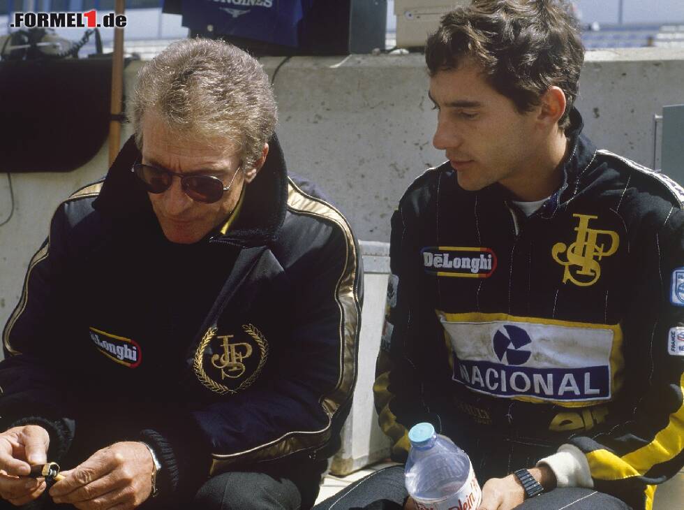 Foto zur News: Gerard Ducarouge Ayrton Senna