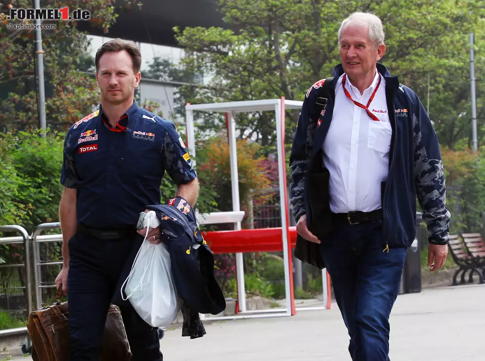 Christian Horner, Helmut Marko Foto zur News: Christian Horner, Helmut Marko