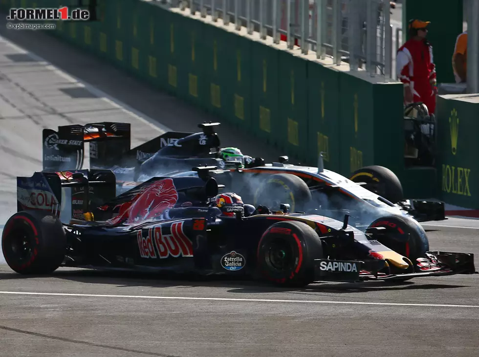 Foto zur News: Daniil Kwjat, Nico Hülkenberg