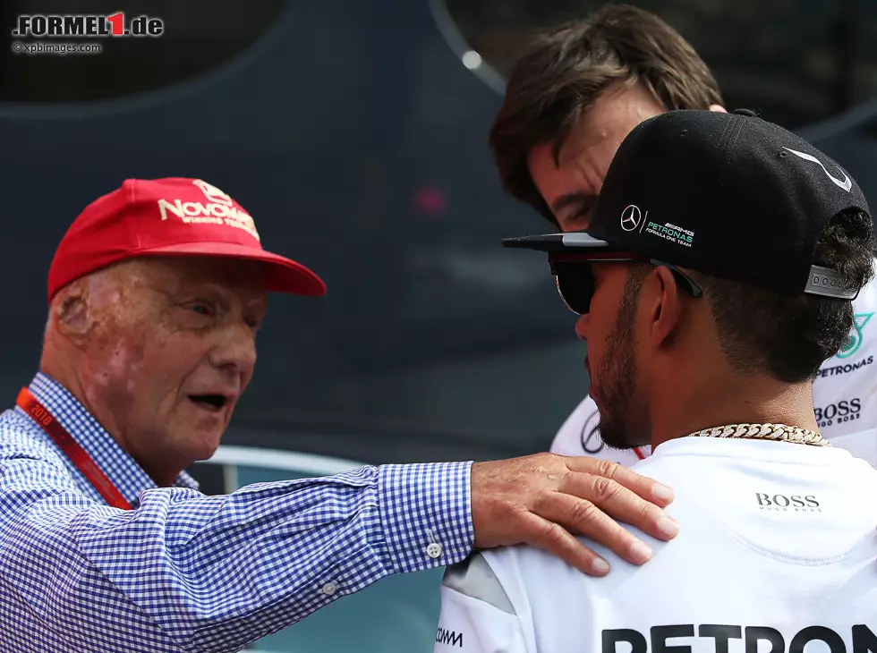 Niki Lauda, Toto Wolff, Lewis Hamilton Foto zur News: Niki Lauda, Toto Wolff, Lewis Hamilton