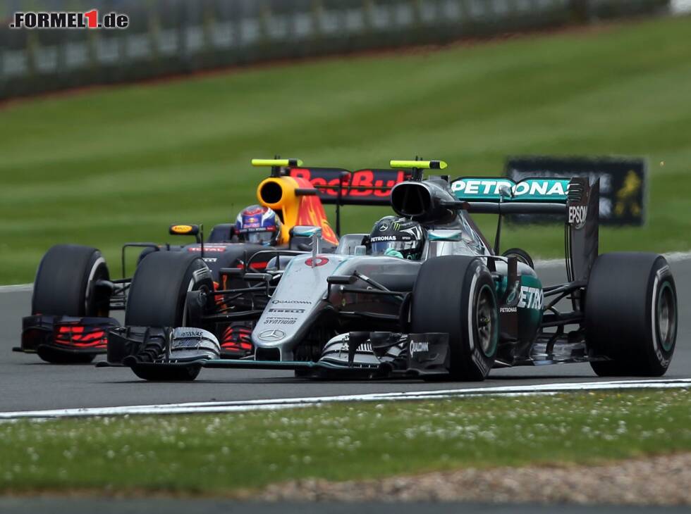 Foto zur News: Max Verstappen, Nico Rosberg