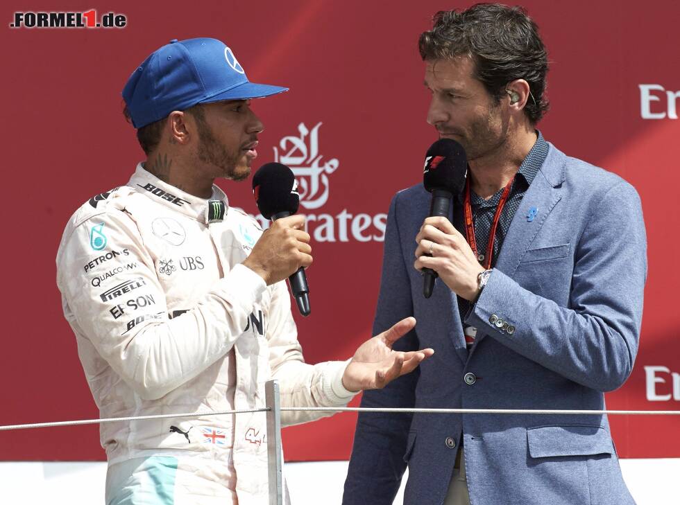 Foto zur News: Lewis Hamilton, Mark Webber