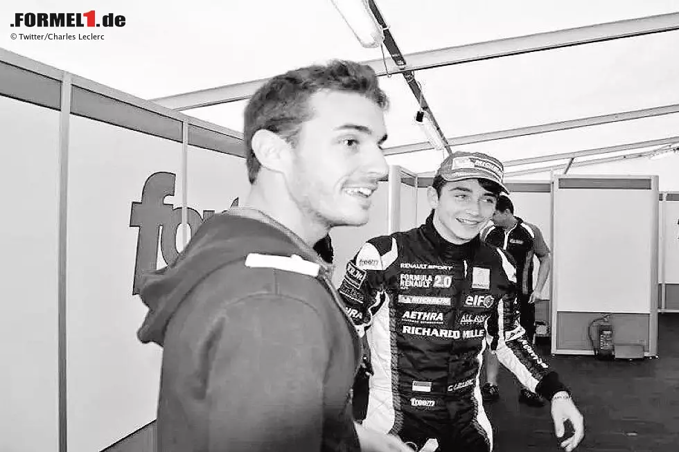Foto zur News: Jules Bianchi mit Charles Leclerc: Erinnerungen aus fröhlichen Tagen