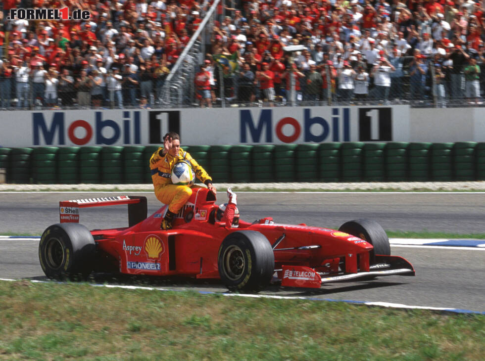 Foto zur News: Michael Schumacher, Giancarlo Fisichella