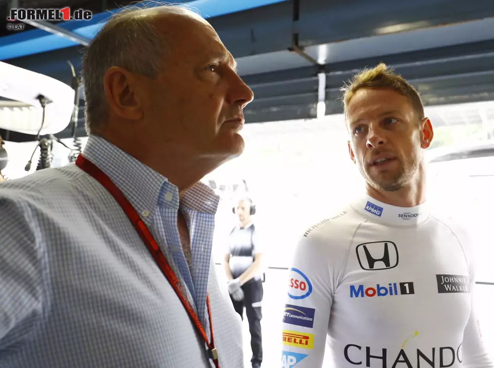 Foto zur News: Ron Dennis, Jenson Button