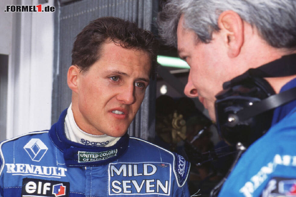Foto zur News: Michael Schumacher, Pat Symonds