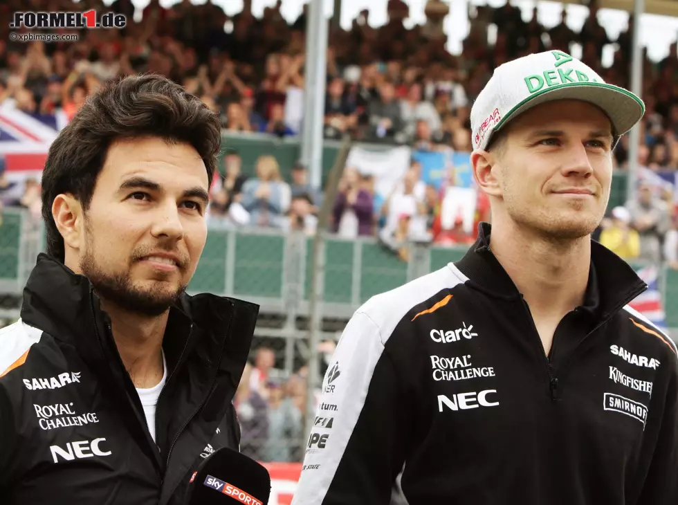 Foto zur News: Sergio Perez, Nico Hülkenberg