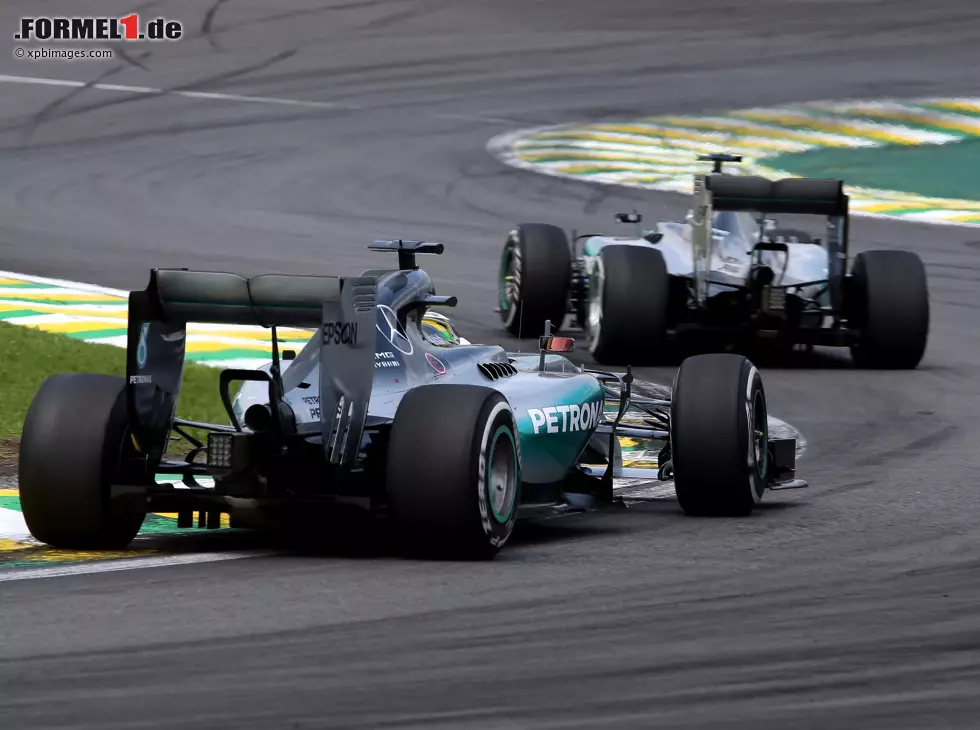 Foto zur News: Lewis Hamilton, Nico Rosberg