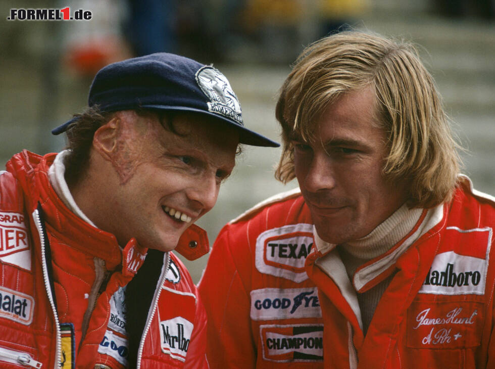 Foto zur News: Niki Lauda, James Hunt