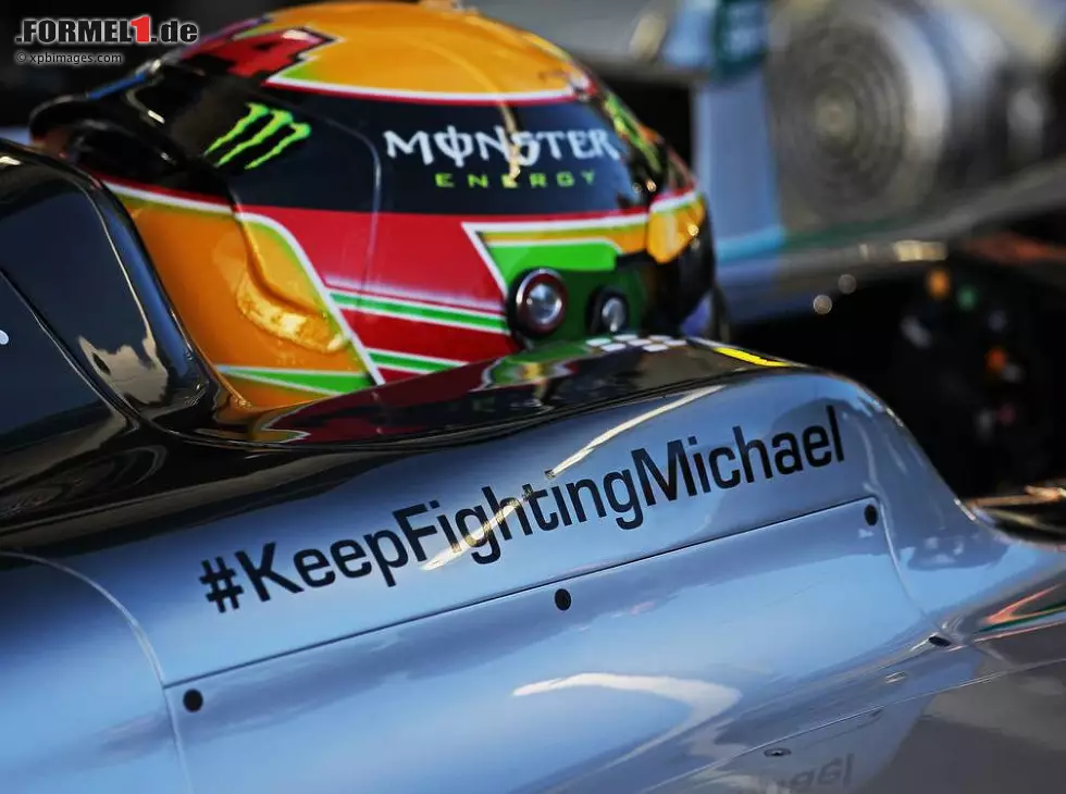 Lewis Hamilton, Michael Schumacher Foto zur News: Lewis Hamilton, Michael Schumacher