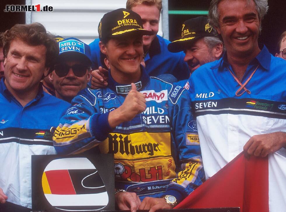 Foto zur News: Flavio Briatore, Michael Schumacher