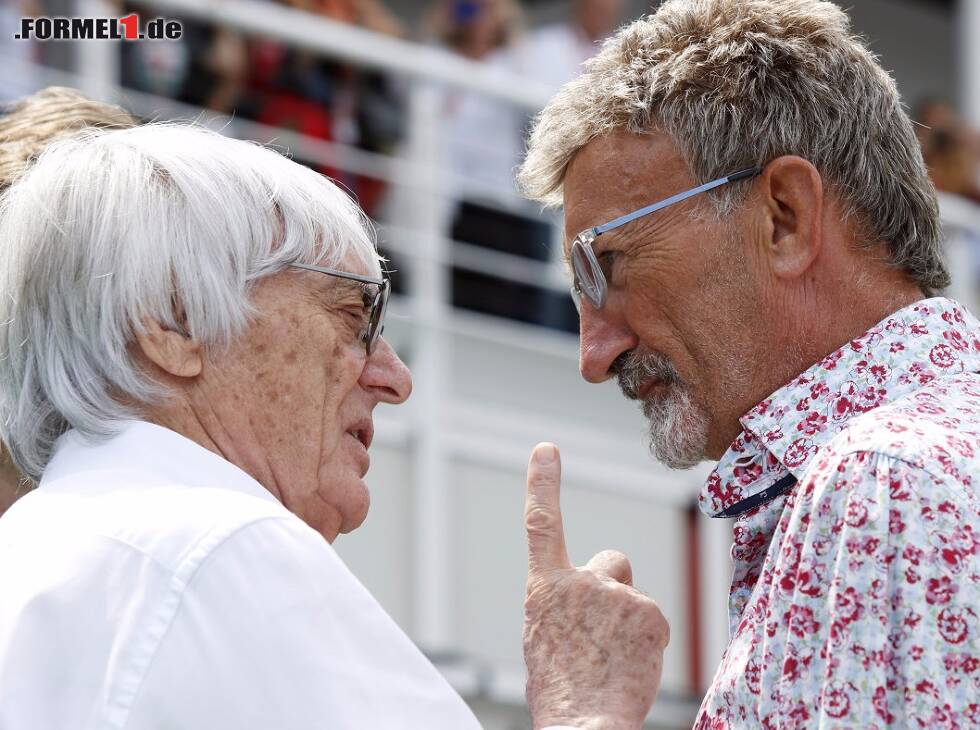 Foto zur News: Bernie Ecclestone und Eddie Jordan