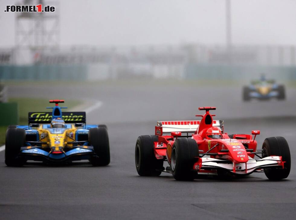 Foto zur News: Michael Schumacher, Fernando Alonso