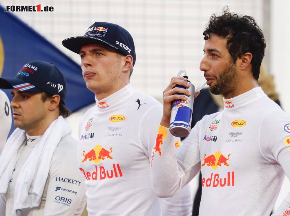 Foto zur News: Felipe Massa, Max Verstappen, Daniel Ricciardo, Valtteri Bottas