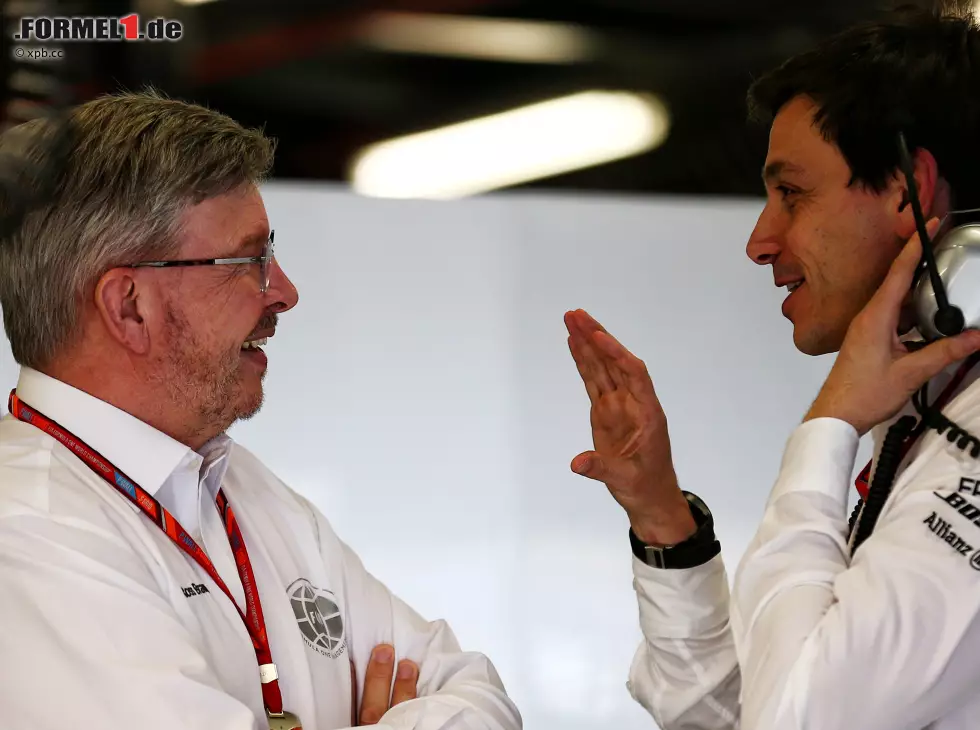 Ross Brawn, Toto Wolff Foto zur News: Ross Brawn, Toto Wolff