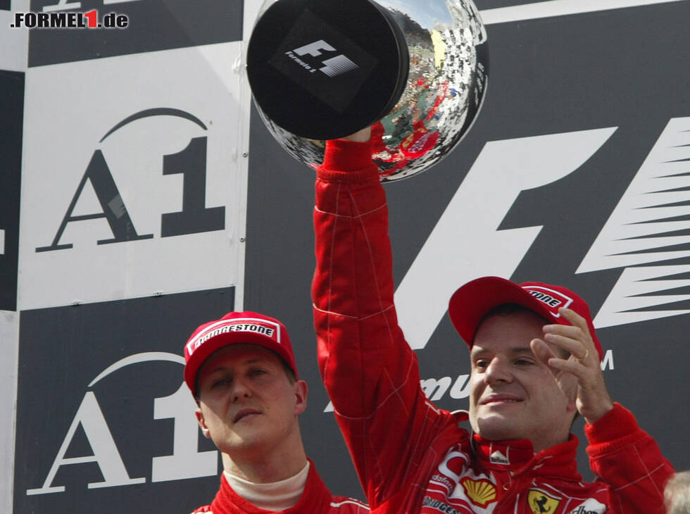Foto zur News: Michael Schumacher und Rubens Barrichello