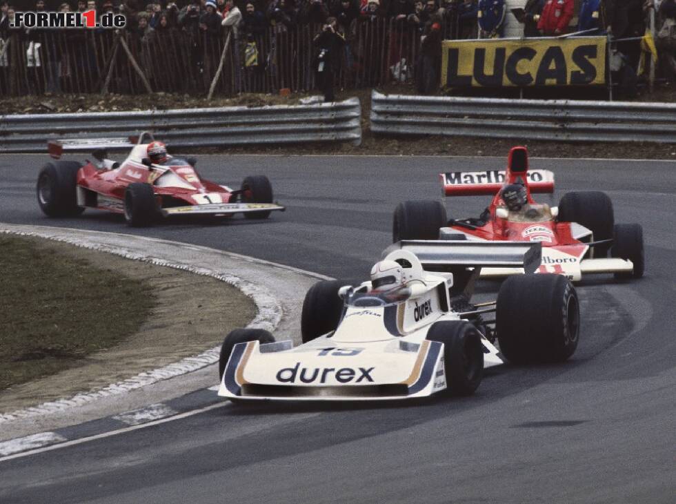 Foto zur News: Alan Jones, James Hunt, Niki Lauda