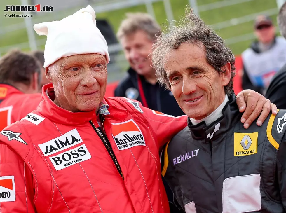 Niki Lauda, Alain Prost Foto zur News: Niki Lauda, Alain Prost