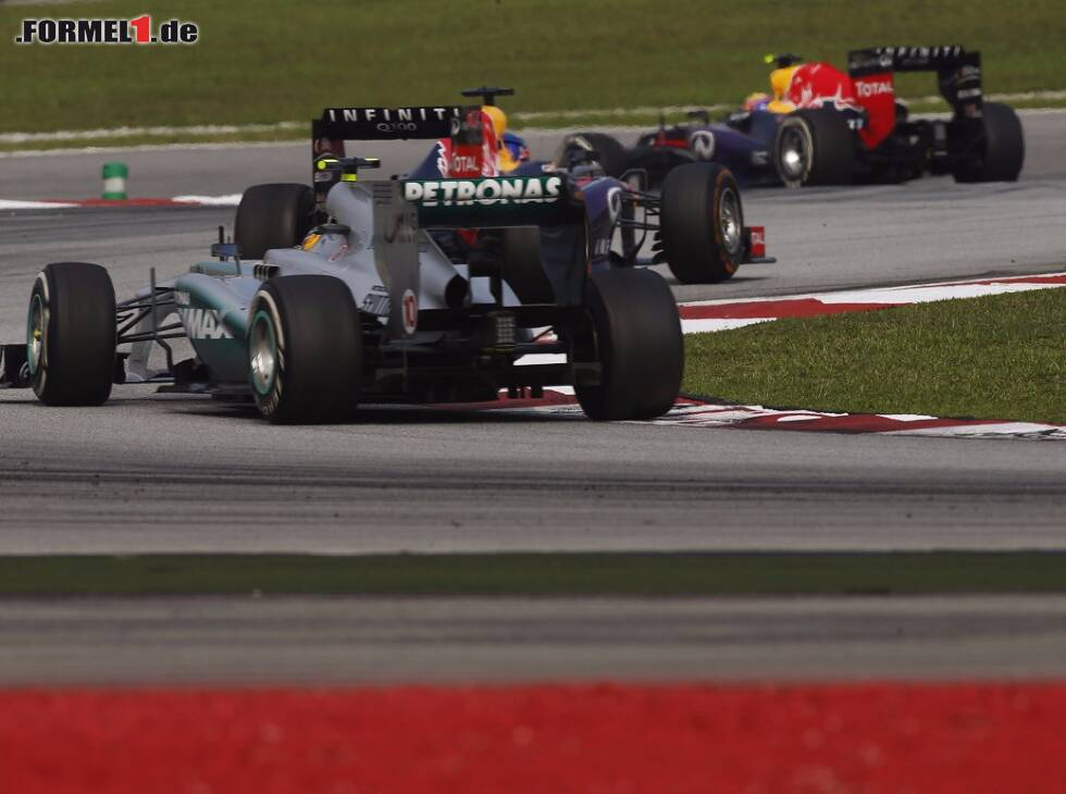 Foto zur News: Mark Webber, Sebastian Vettel, Lewis Hamilton
