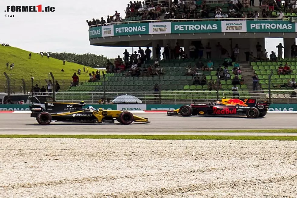 Foto zur News: Max Verstappen, Jolyon Palmer