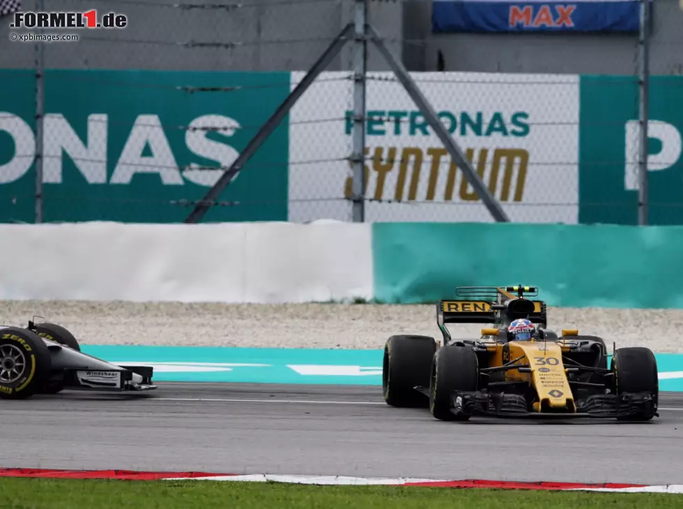 Foto zur News: Jolyon Palmer, Kevin Magnussen
