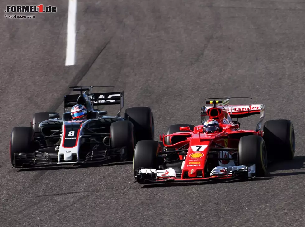 Romain Grosjean, Kimi Räikkönen Foto zur News: Romain Grosjean, Kimi Räikkönen
