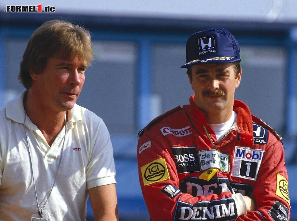 Foto zur News: James Hunt, Nigel Mansell